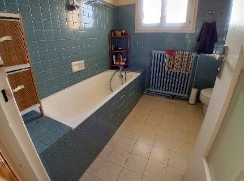 Avant : baignoire